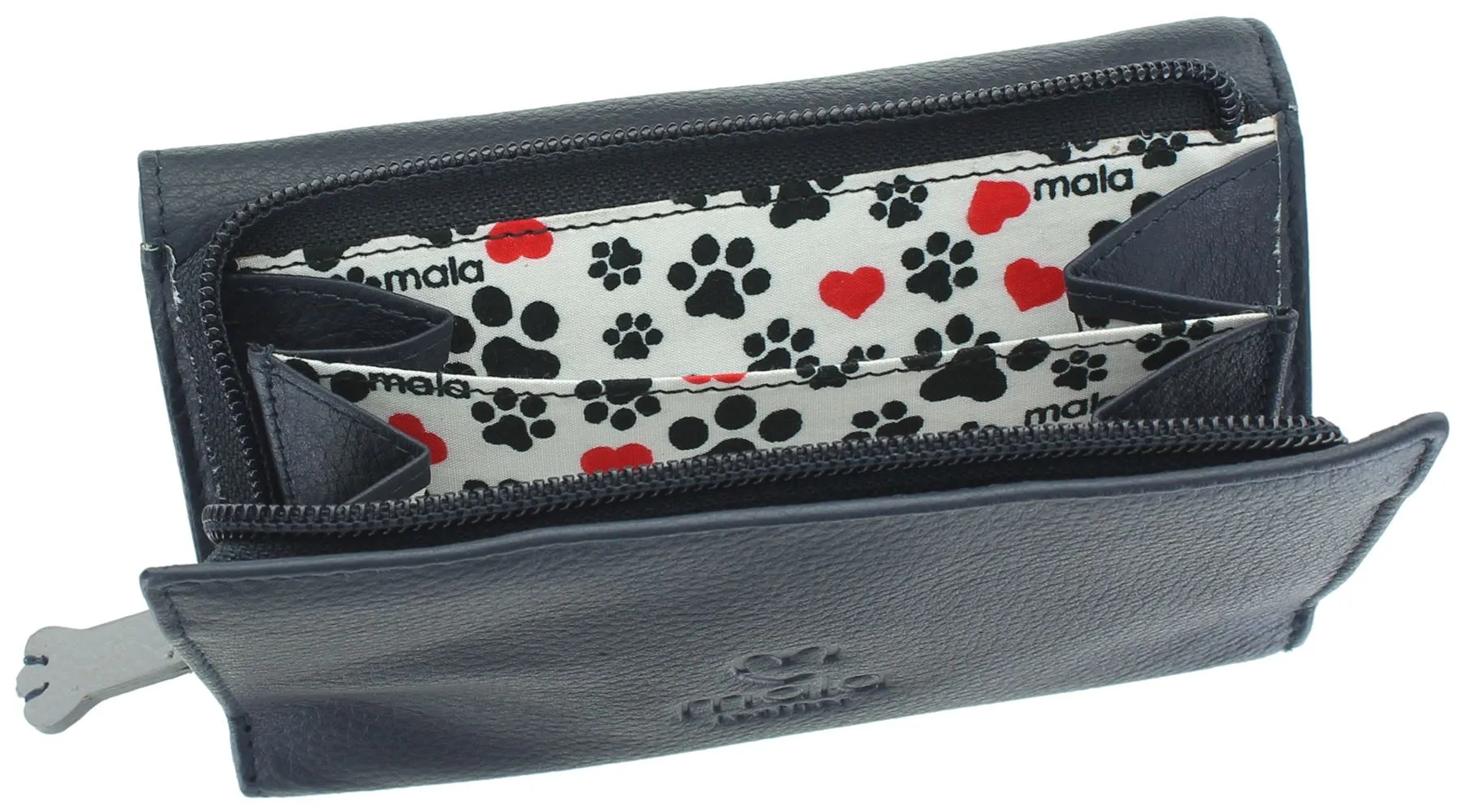 Mala Leather Best Friends Collection Leather Purse RFID Blocking 3529_65