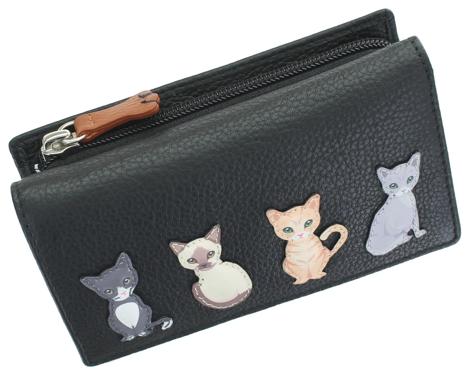 Mala Leather Best Friends Collection Leather Purse RFID Blocking 3529_65