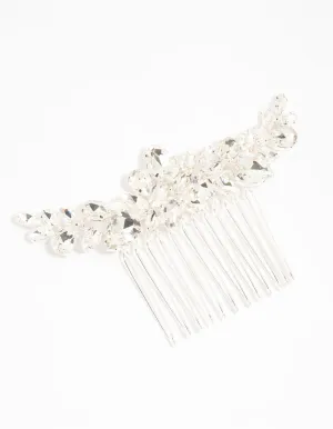 Marquise Crystal W Shape Hair Comb