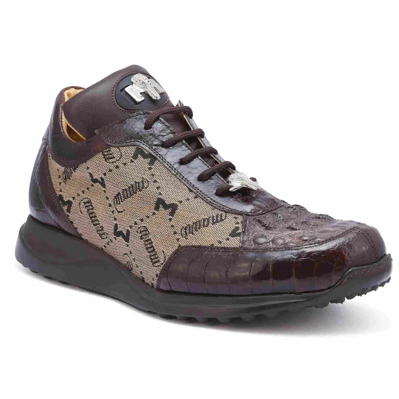 Mauri 8741/2 Ostrich Leg/ Hornback Crown/ Mauri Fabric - Sp Rust/ Taupe