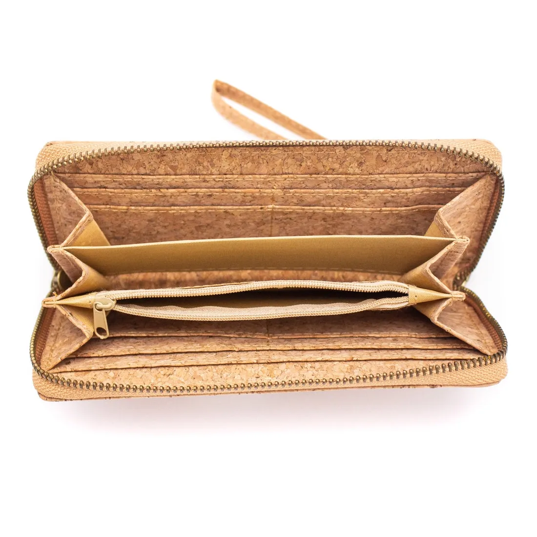Meninas Bonitas Wallet: Cork Zip Around