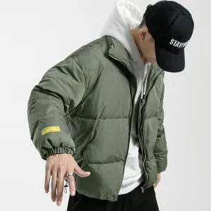 Men's Stand Collar Padded Jacket Padded Jacket