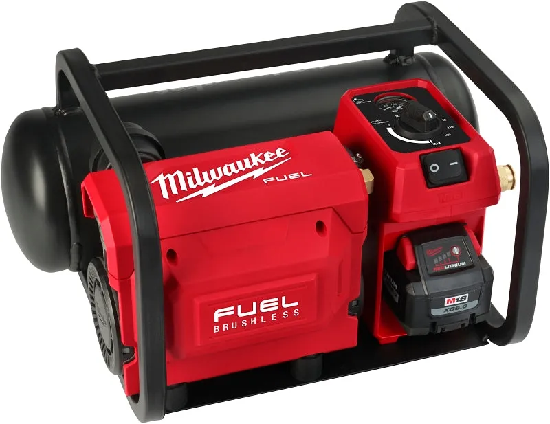 Milwaukee M18 FUEL 2840-20 Portable Air Compressor, Tool Only, 2 gal Tank, 18 V, 135 psi Pressure, 1.2 cfm Air :EA: QUANTITY: 1