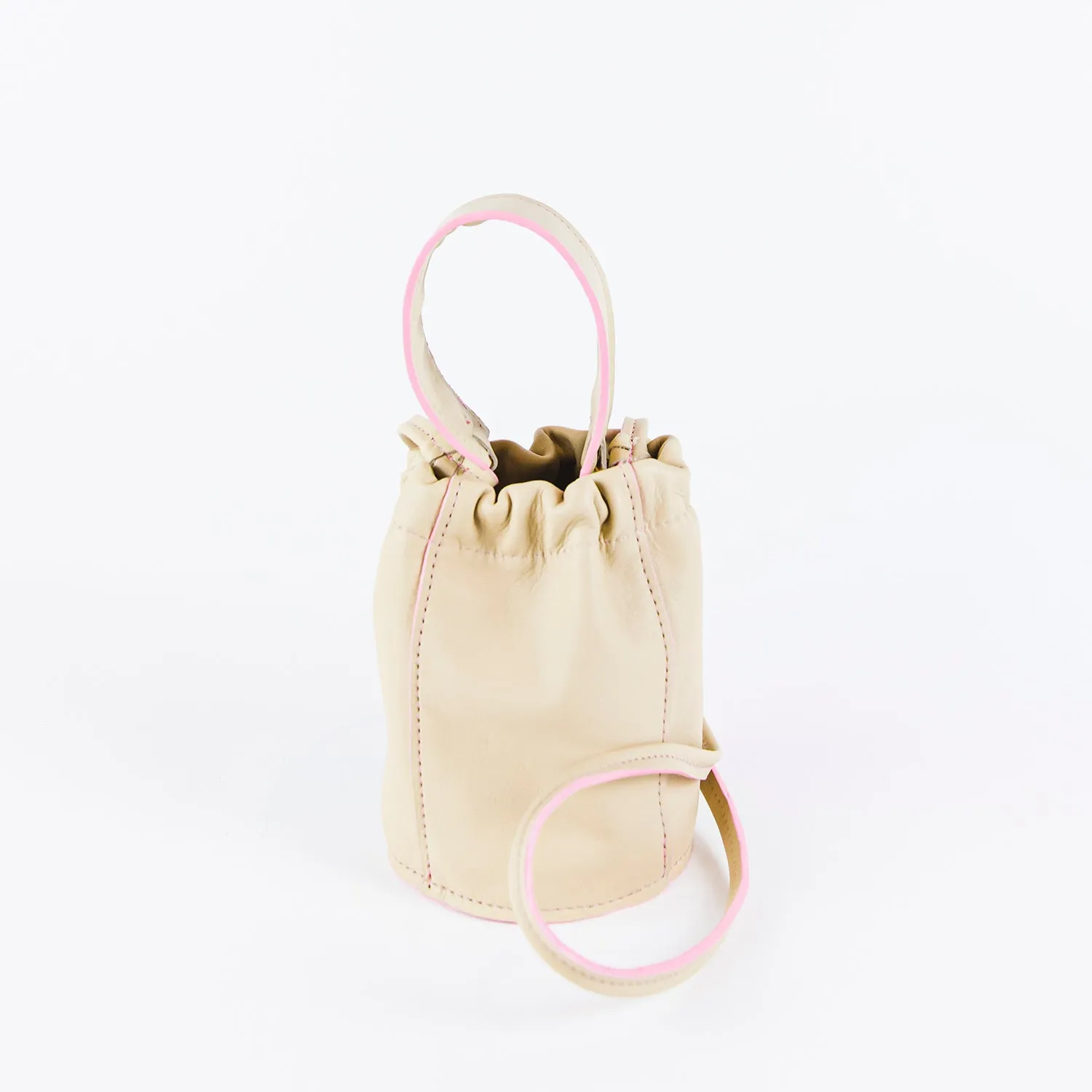 Mini Elodie Puff Bag - Cashew