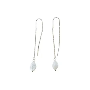 MOP Magnolia Shell Dangling Earrings