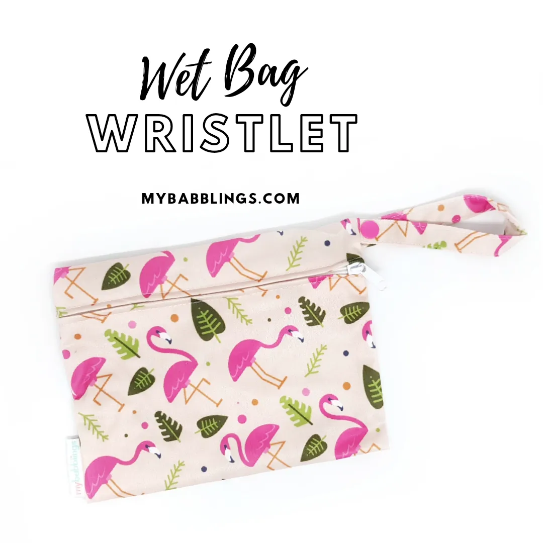 My Babblings Reusable Wet Bag Wristlet