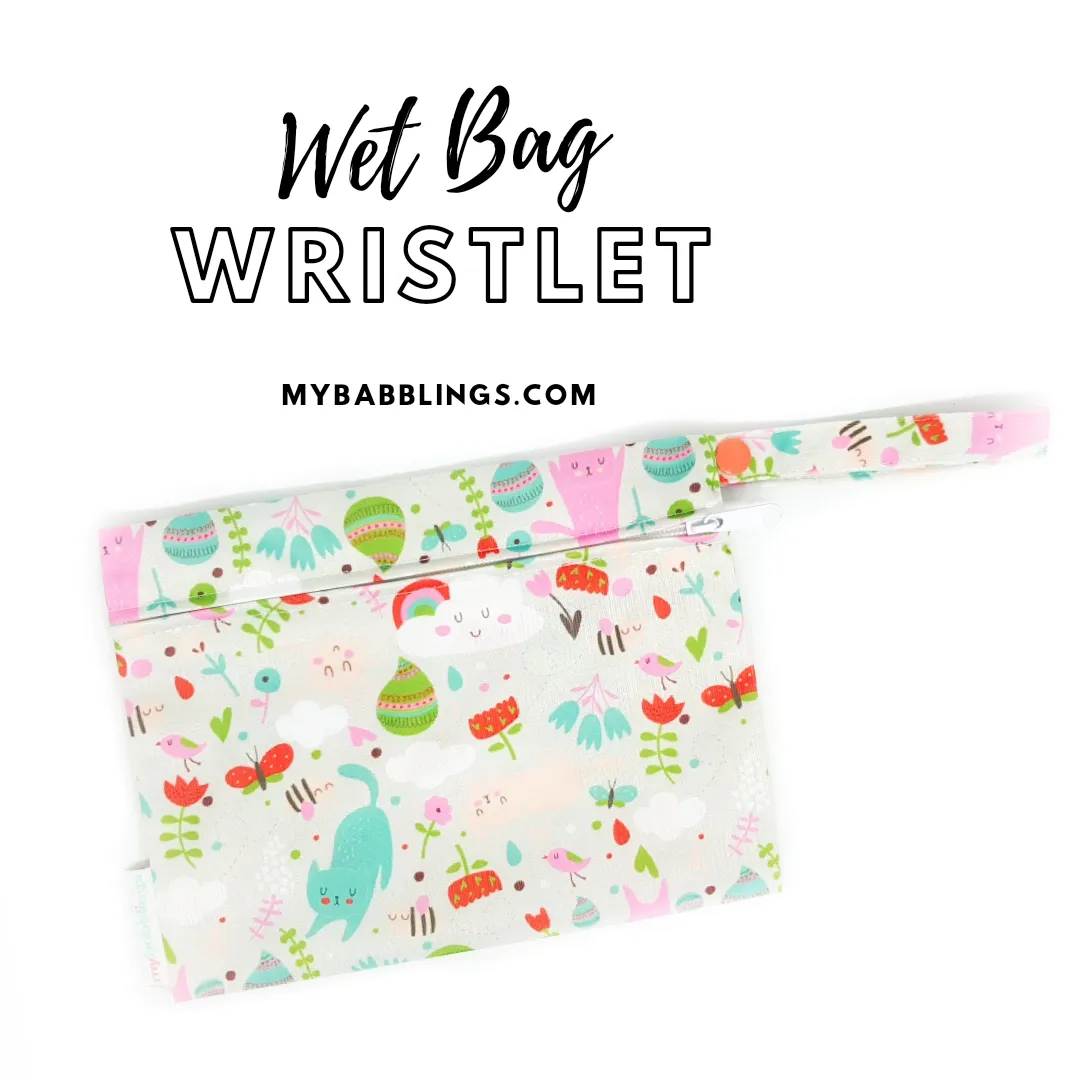 My Babblings Reusable Wet Bag Wristlet
