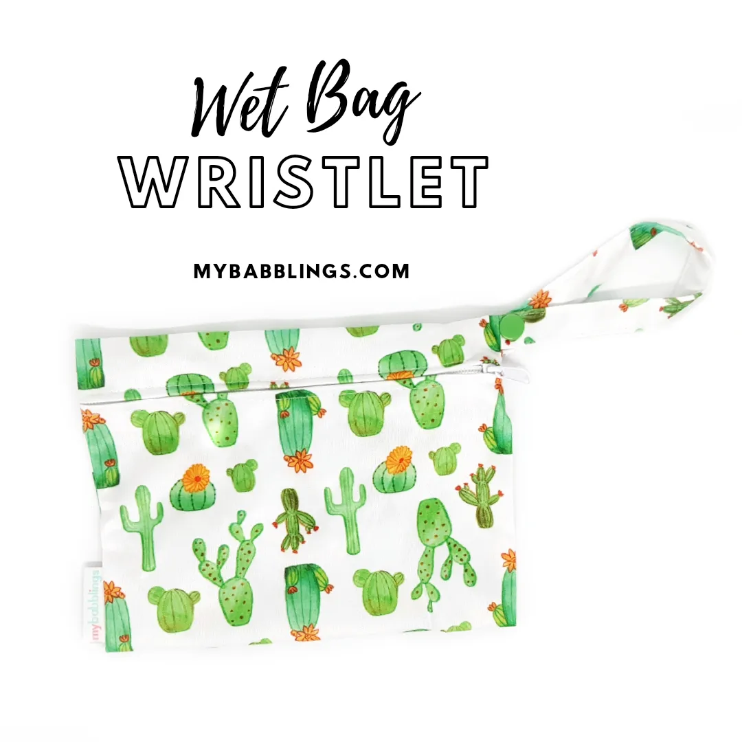 My Babblings Reusable Wet Bag Wristlet