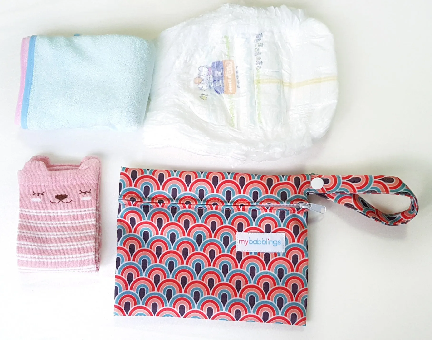 My Babblings Reusable Wet Bag Wristlet