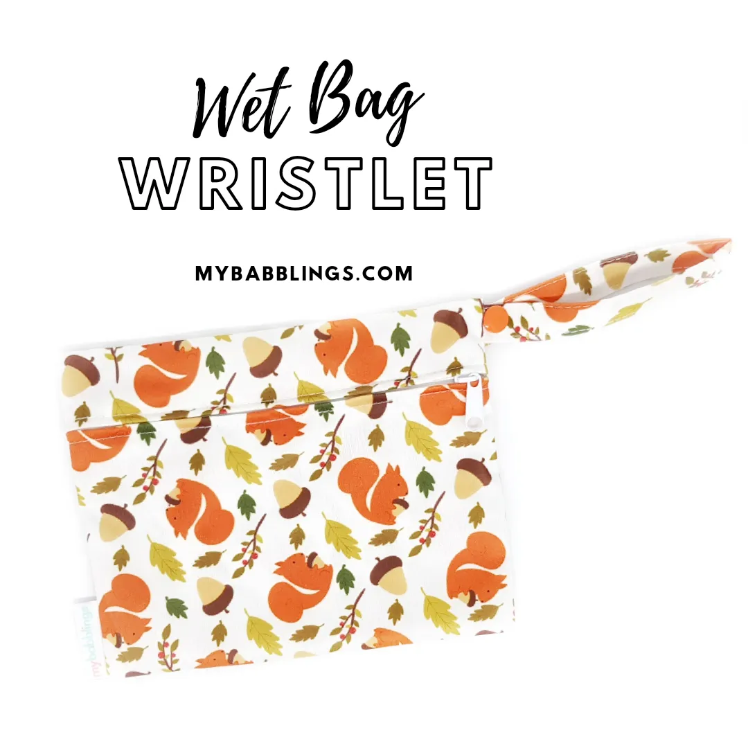 My Babblings Reusable Wet Bag Wristlet