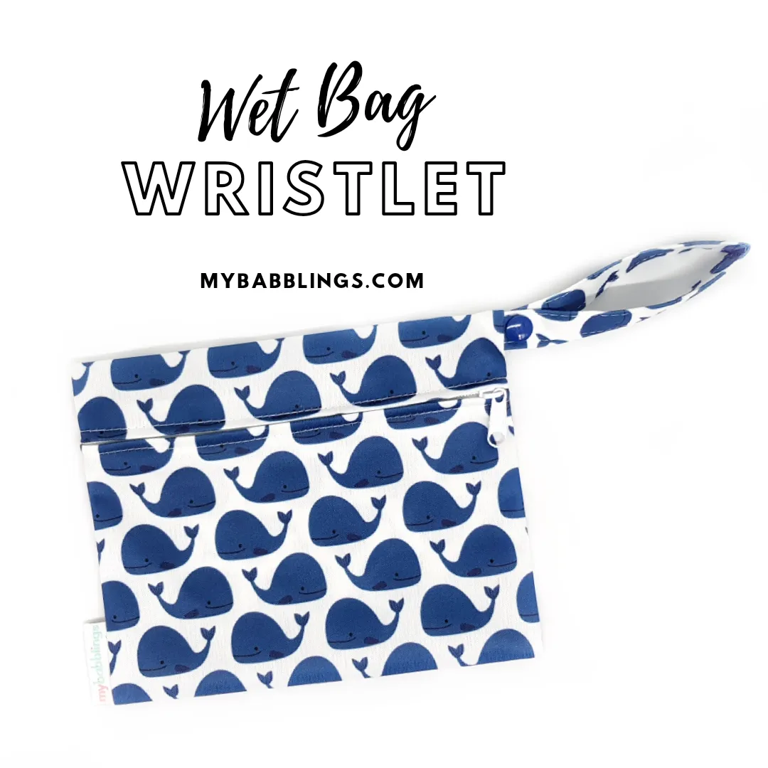 My Babblings Reusable Wet Bag Wristlet