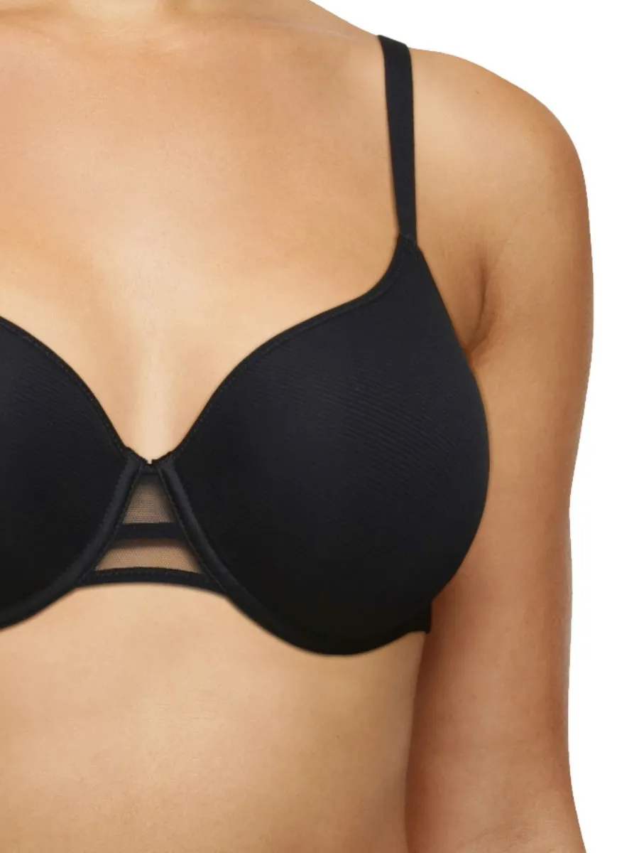 Nais Spacer Full Cup Bra - Black