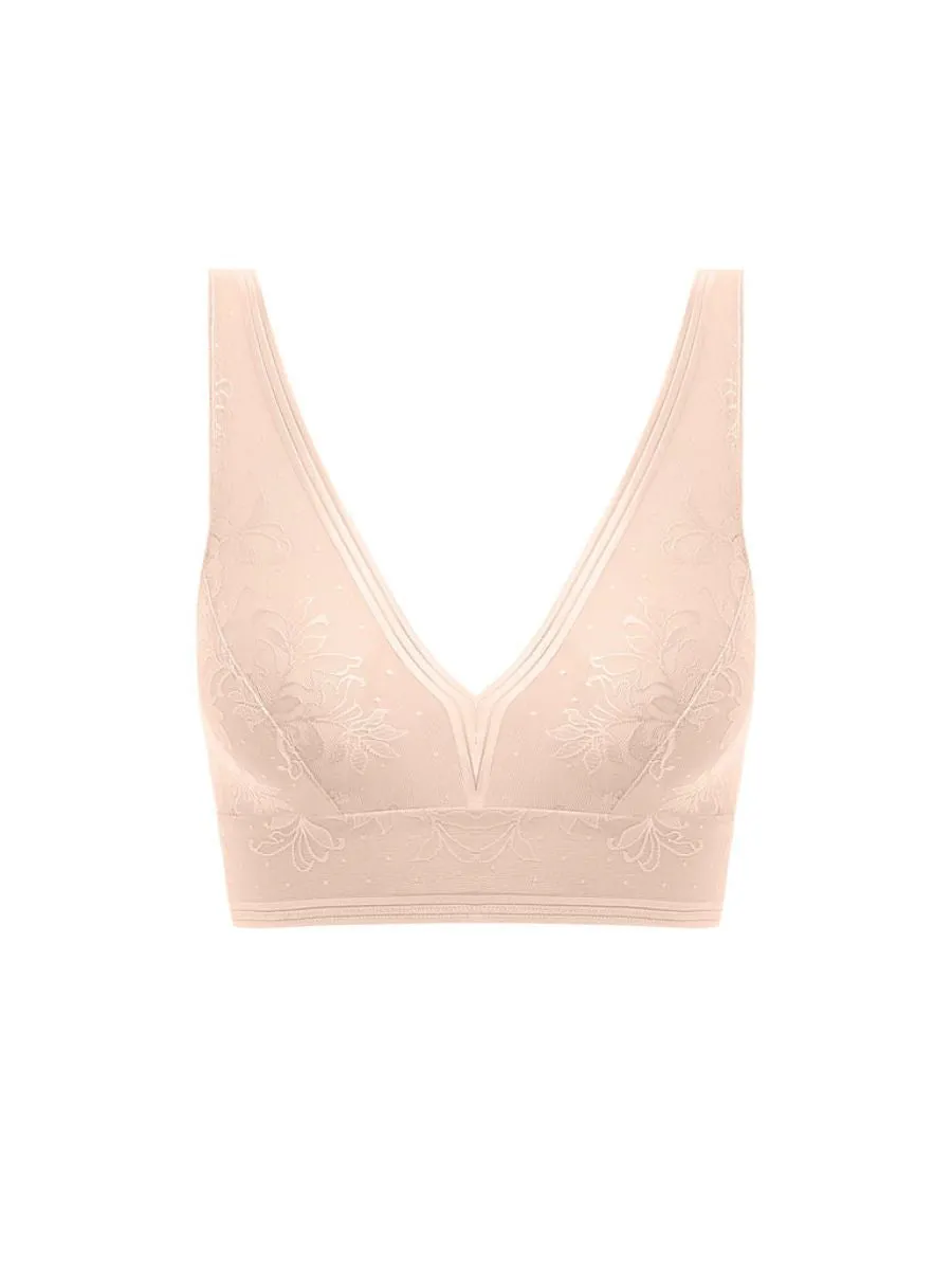 Net Effects Bralette - Rose Dust