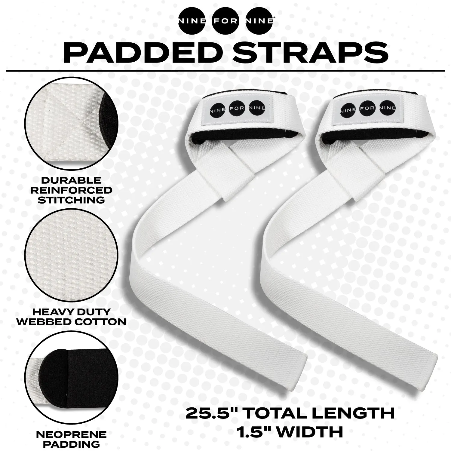 Nine For Nine Padded Lifting Straps