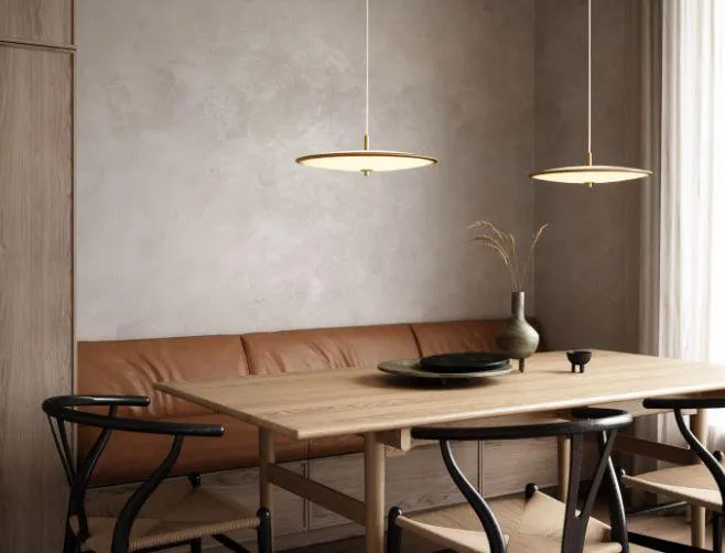 Nordlux Blanche 42 Pendant Brass Metal/Plastic 25W Dim 1700Lm 2.7K