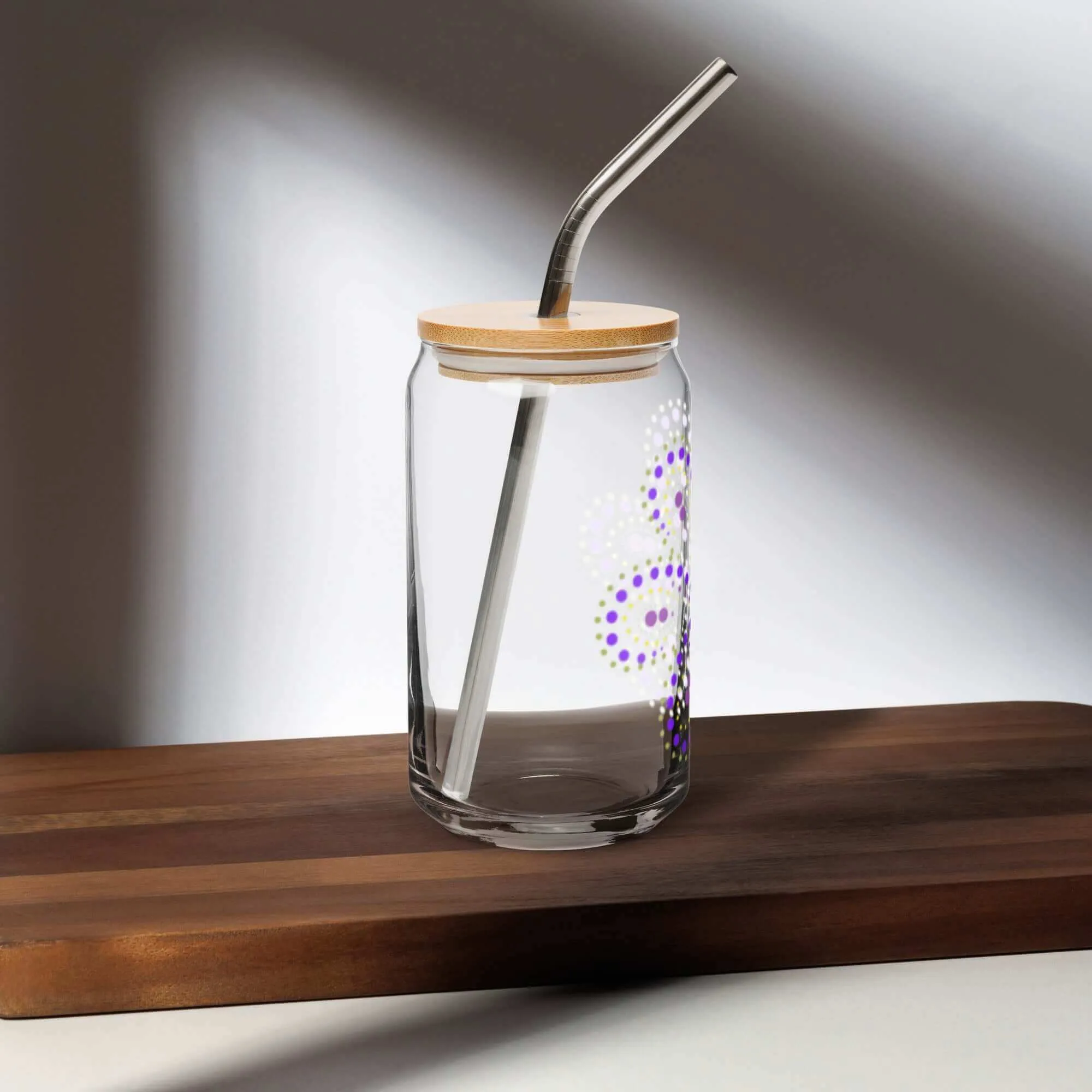 Nowhere2be Flower Can-shaped glass