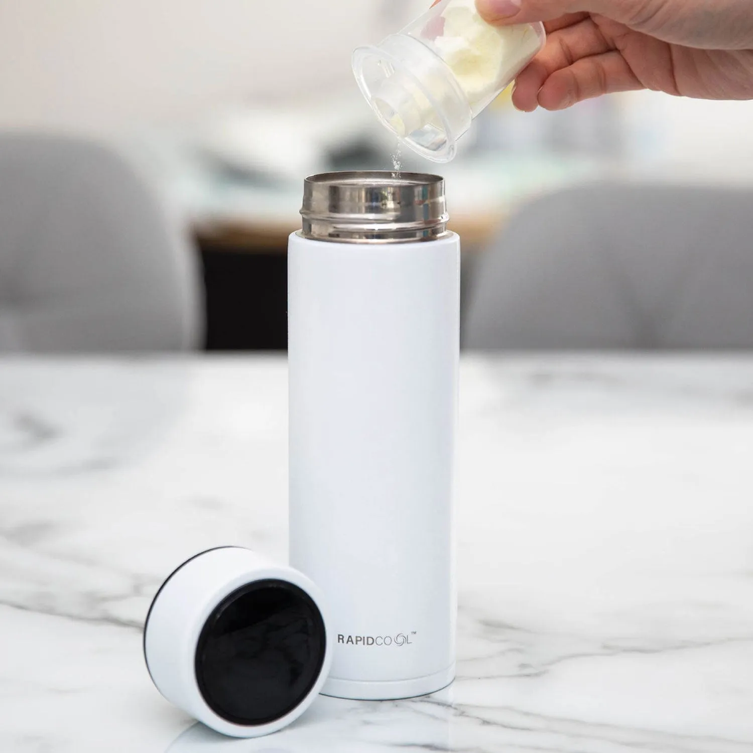 Nuby RapidCool Portable Baby Bottle Maker, Perfect for travel and night feeds