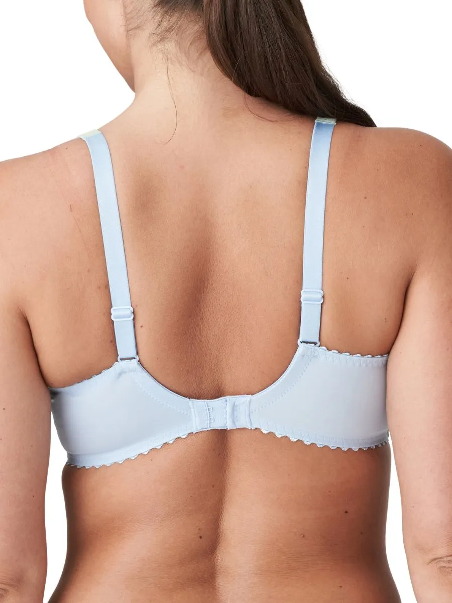Nuzha Vertical Seam Balcony Bra - Cloud