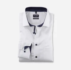 OLYMP Luxor Modern Fit Business Shirt Global Kent White 1262