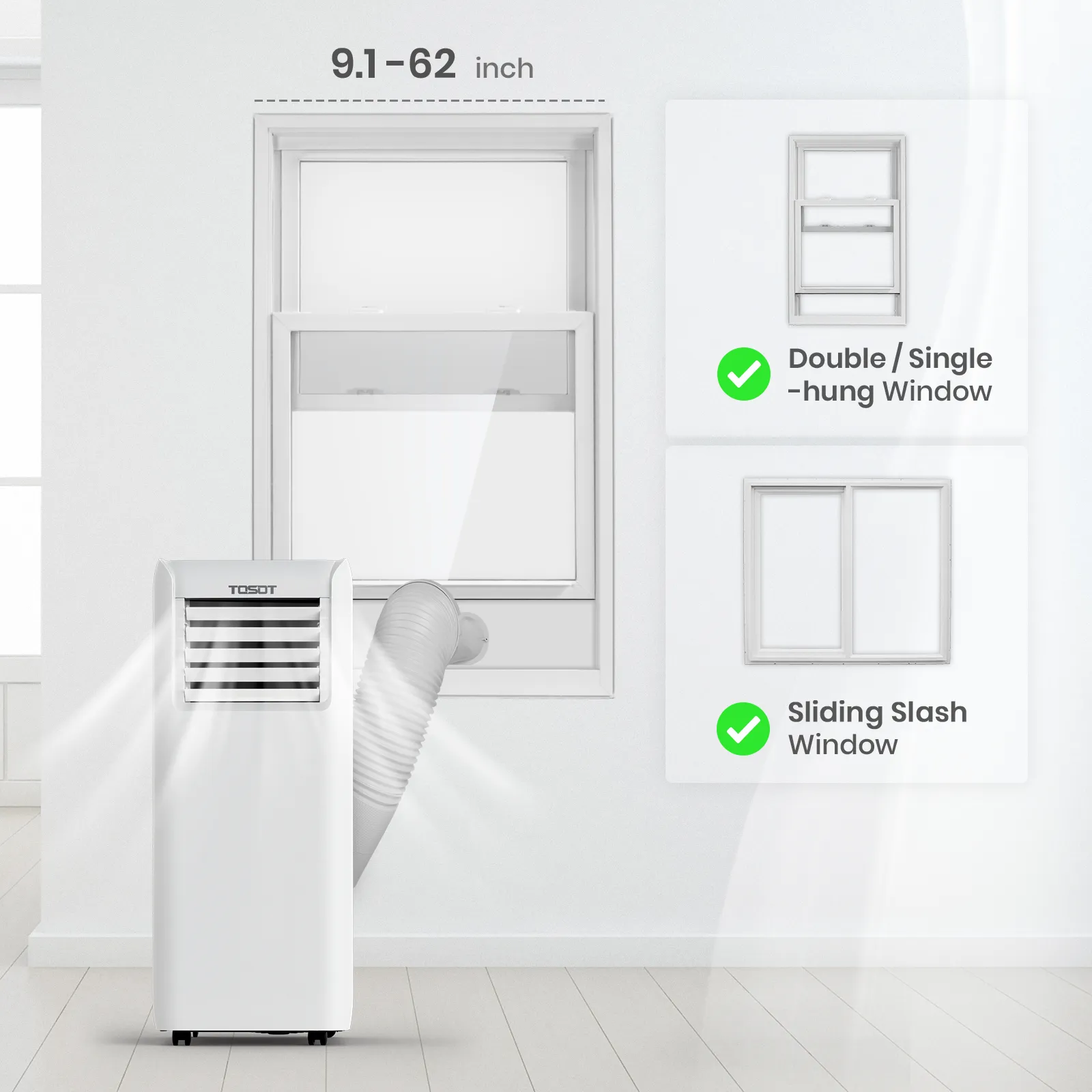 (Open Box) Aovia 8,000 BTU Portable Air Conditioner