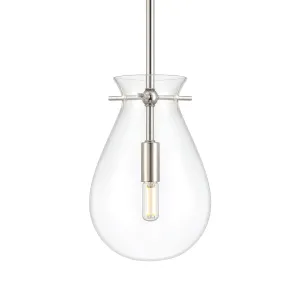 Open Box Emma LED Pendant Light, Polished Nickel
