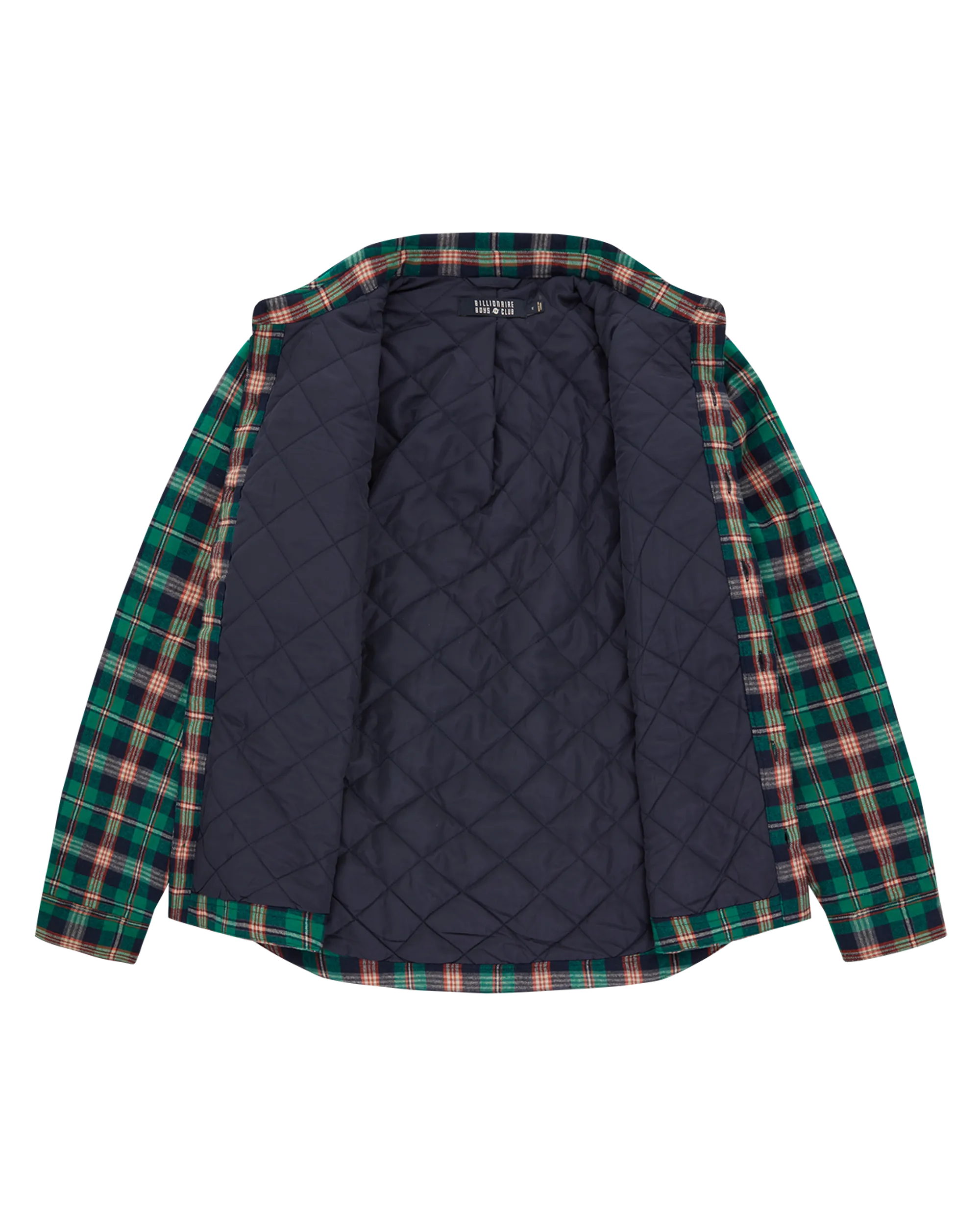Padded Check Overshirt