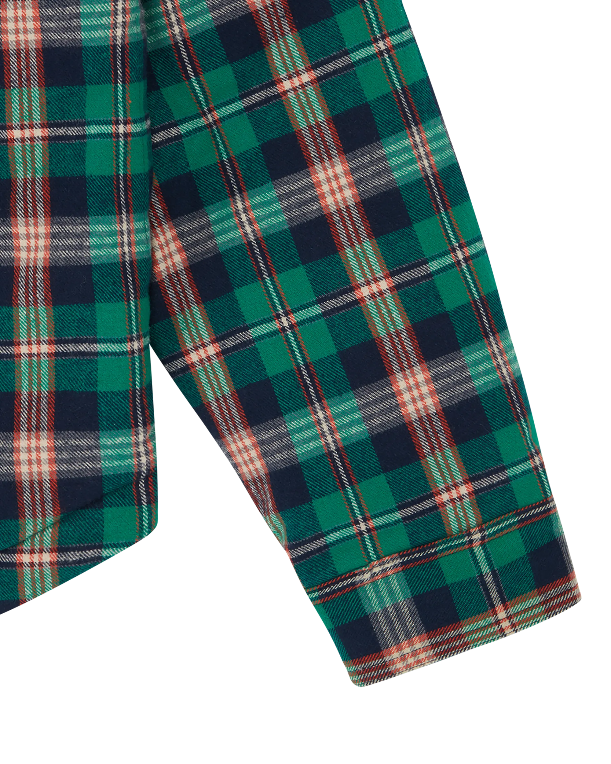 Padded Check Overshirt