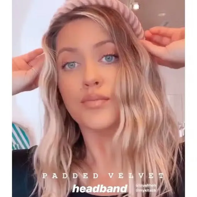 PADDED VELVET HEADBAND