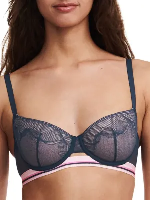 Paola Half Cup Bra - Intense Blue