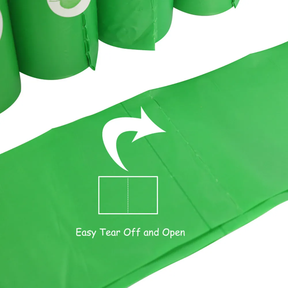 PAWS ASIA Suppliers Eco Friendly Biodegradable Waste Pet Poop Bag Packed In Box