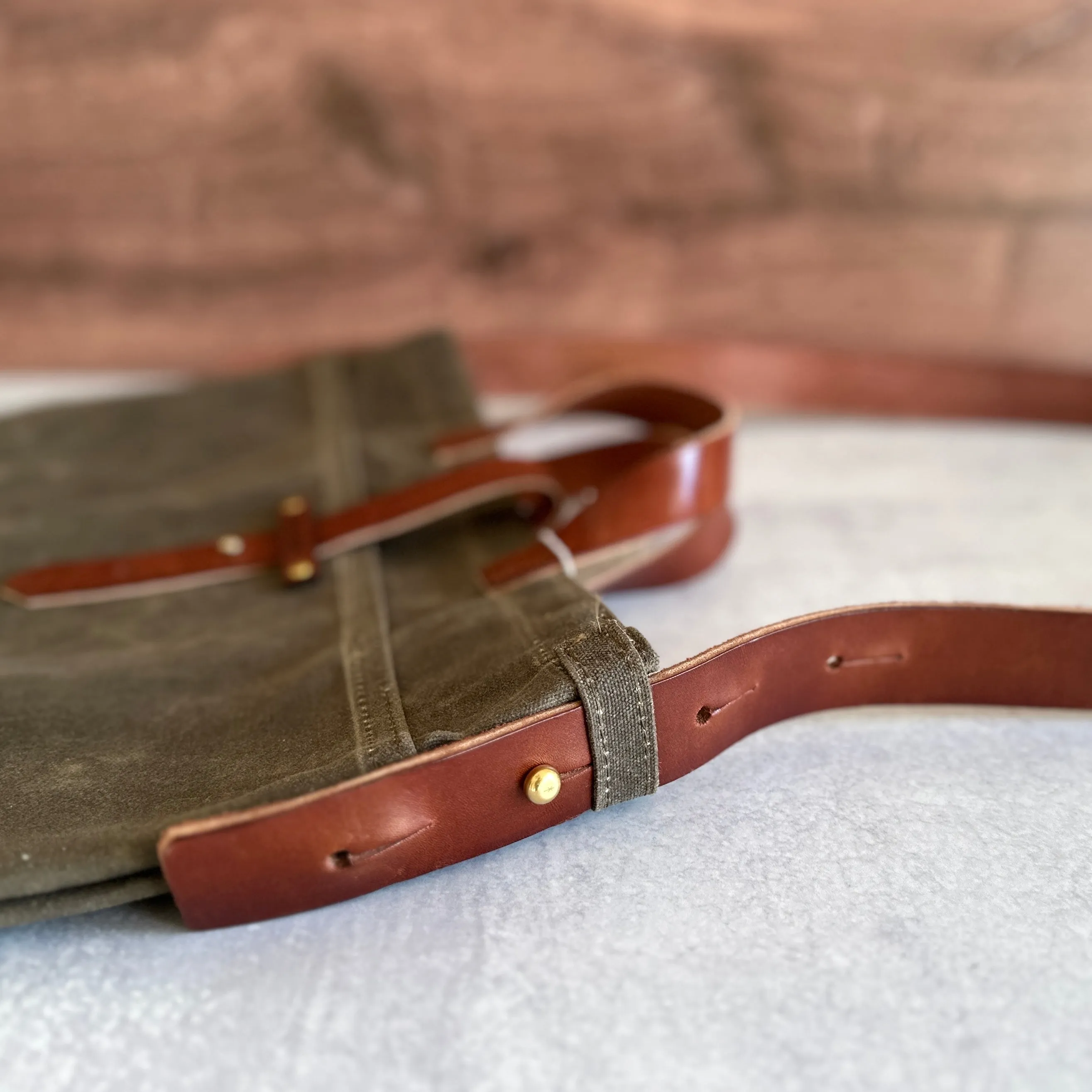 [Peg and Awl ] Waxed Canvas Tote