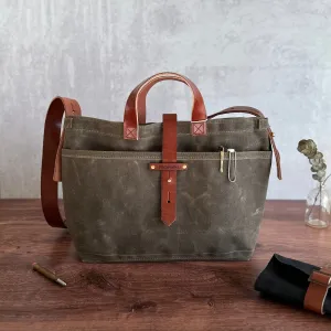[Peg and Awl ] Waxed Canvas Tote