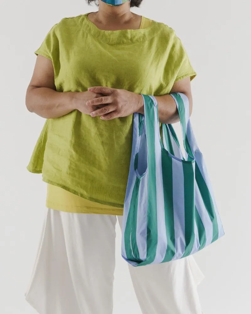 Periwinkle Stripe Standard Baggu
