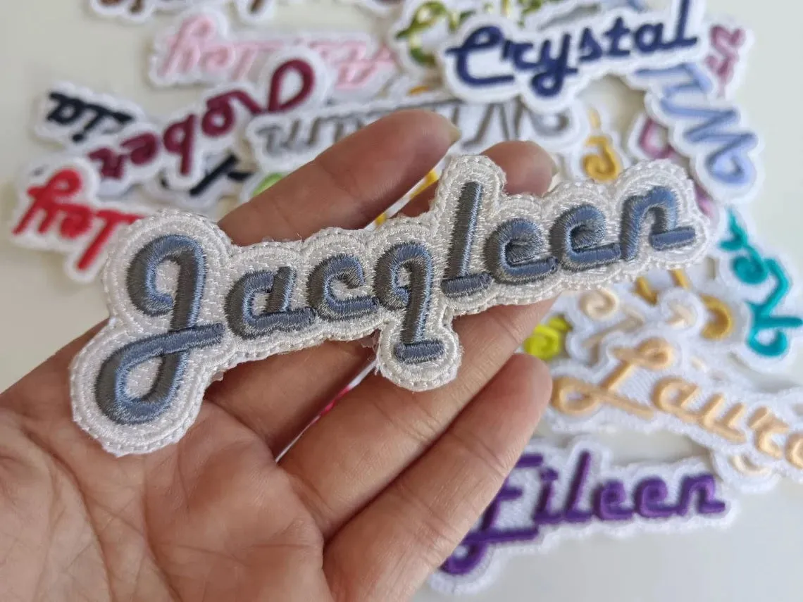 Personalized Embroidered Name Patch Badge