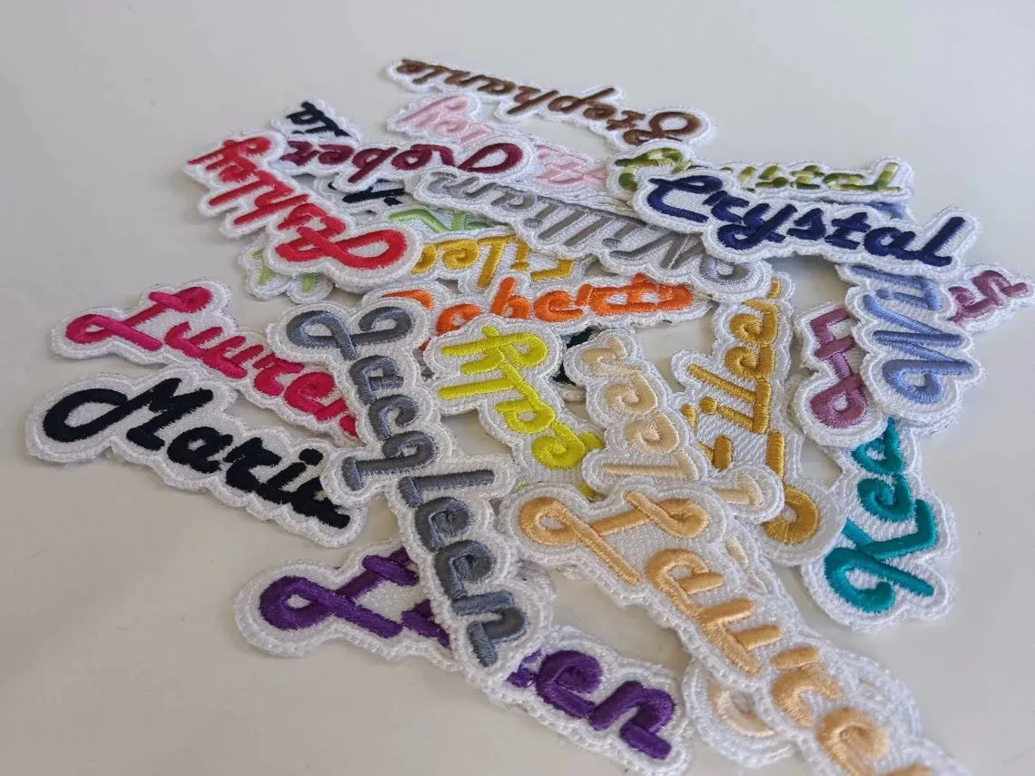 Personalized Embroidered Name Patch Badge