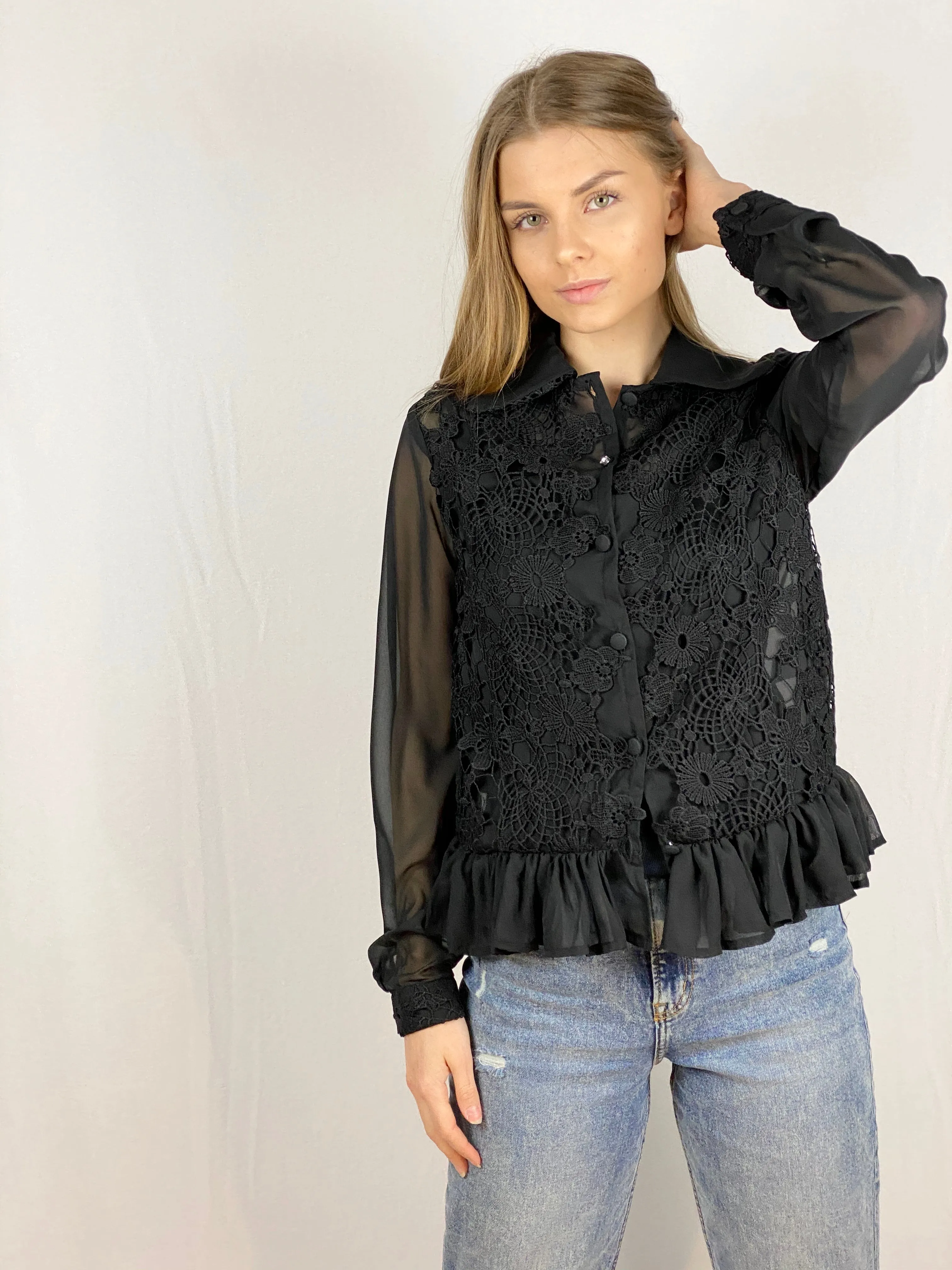 PETRA LACE BLOUSE JACKET