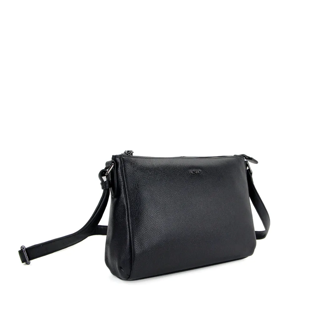 Picard Rhone Ladies Leather Shoulder Bag (Black)