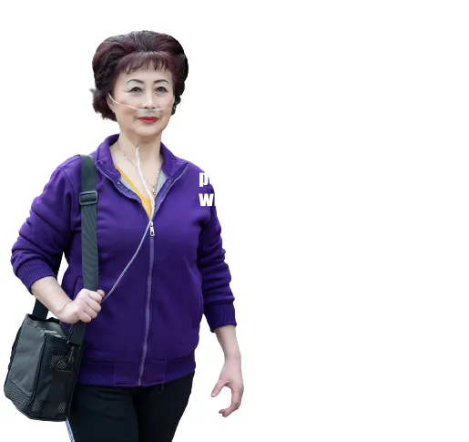 Portable 1L-3L Continuous Flow/1L-3L Pulse Flow Oxygen Concentrator With 2 Hours Battery I Model HACE12