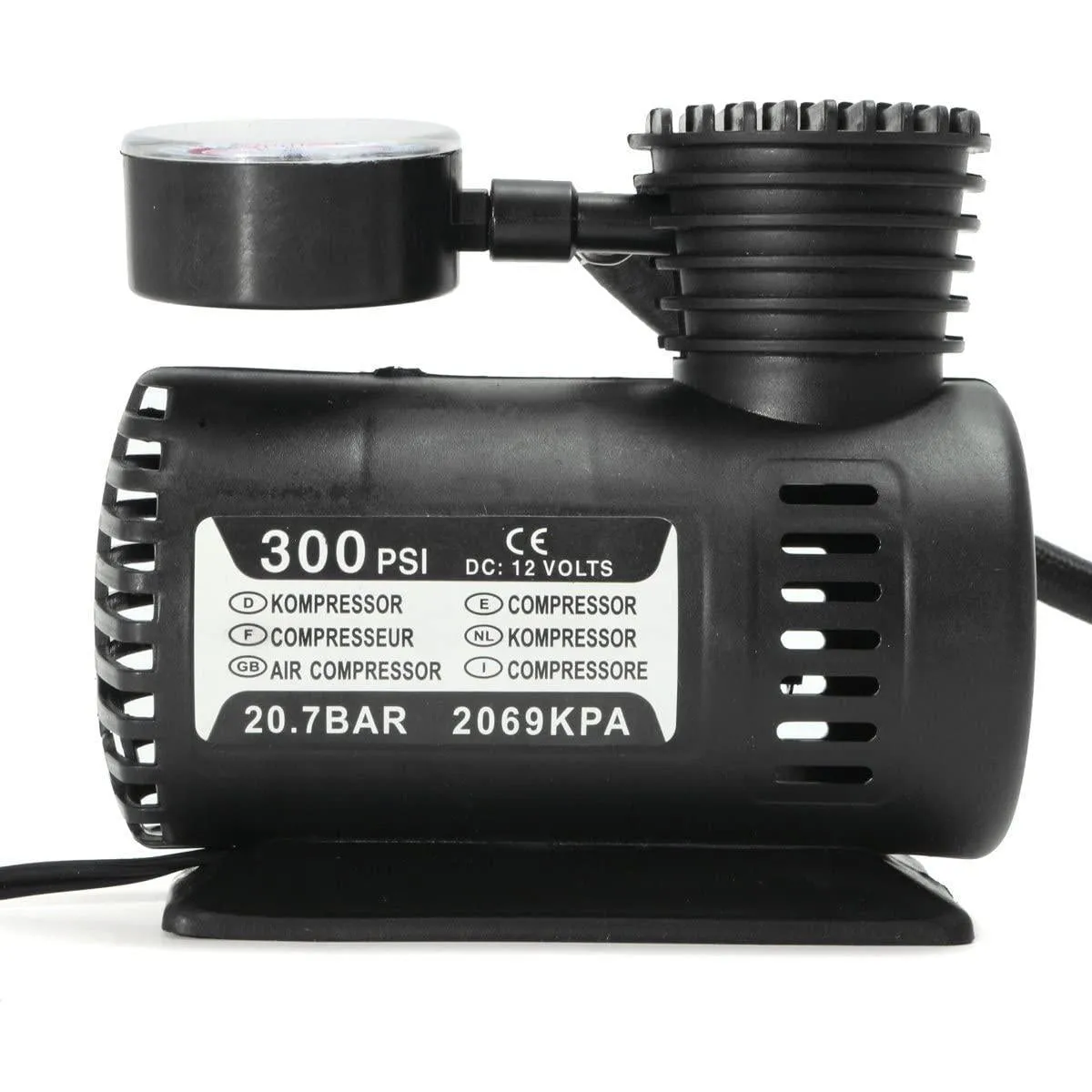 Portable car air compressor pump Tyre Inflator