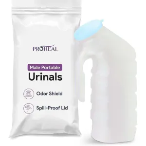 Portable Urinals For Men - Glow In The Dark Tight Lid