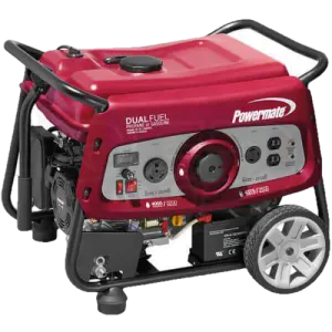 Powermate DF3500E 3500W/4375W Dual Fuel Generator Electric Start Manufacturer RFB