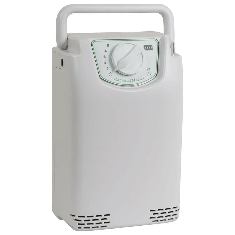 Precision Medical 5L EasyPulse Portable Oxygen Concentrator with Carry Bag - Certified Pre Owned