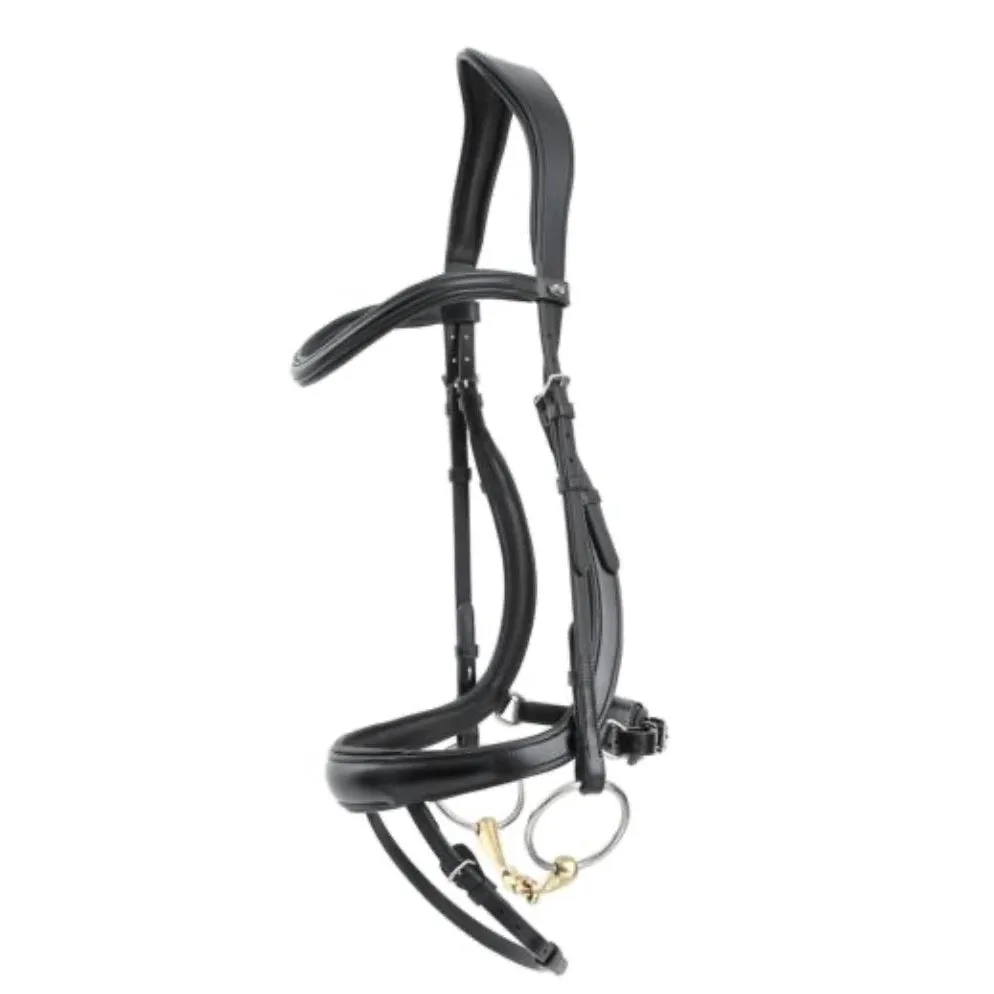 Premier Equine Savuto Anatomic Bridle with Crank Noseband & Flash