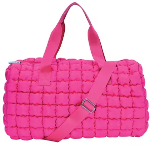 Pretty Pink Puffy Duffel