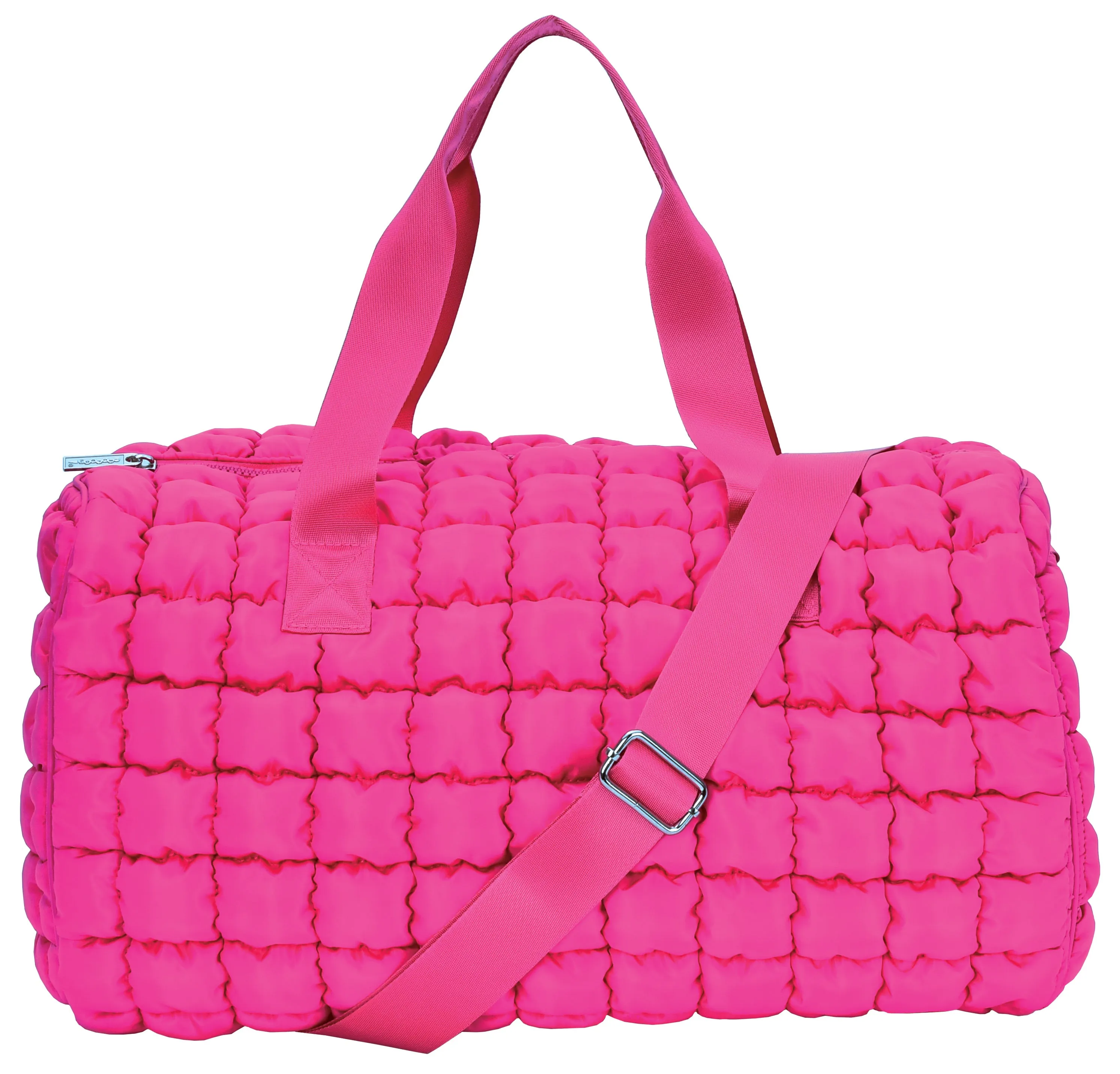 Pretty Pink Puffy Duffel