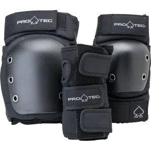 PRO-TEC ADULT PAD SET 3-PACK BLACK