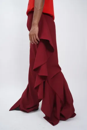 "Pilianandrew" -Polyester BIRABIRA Wide Pants-