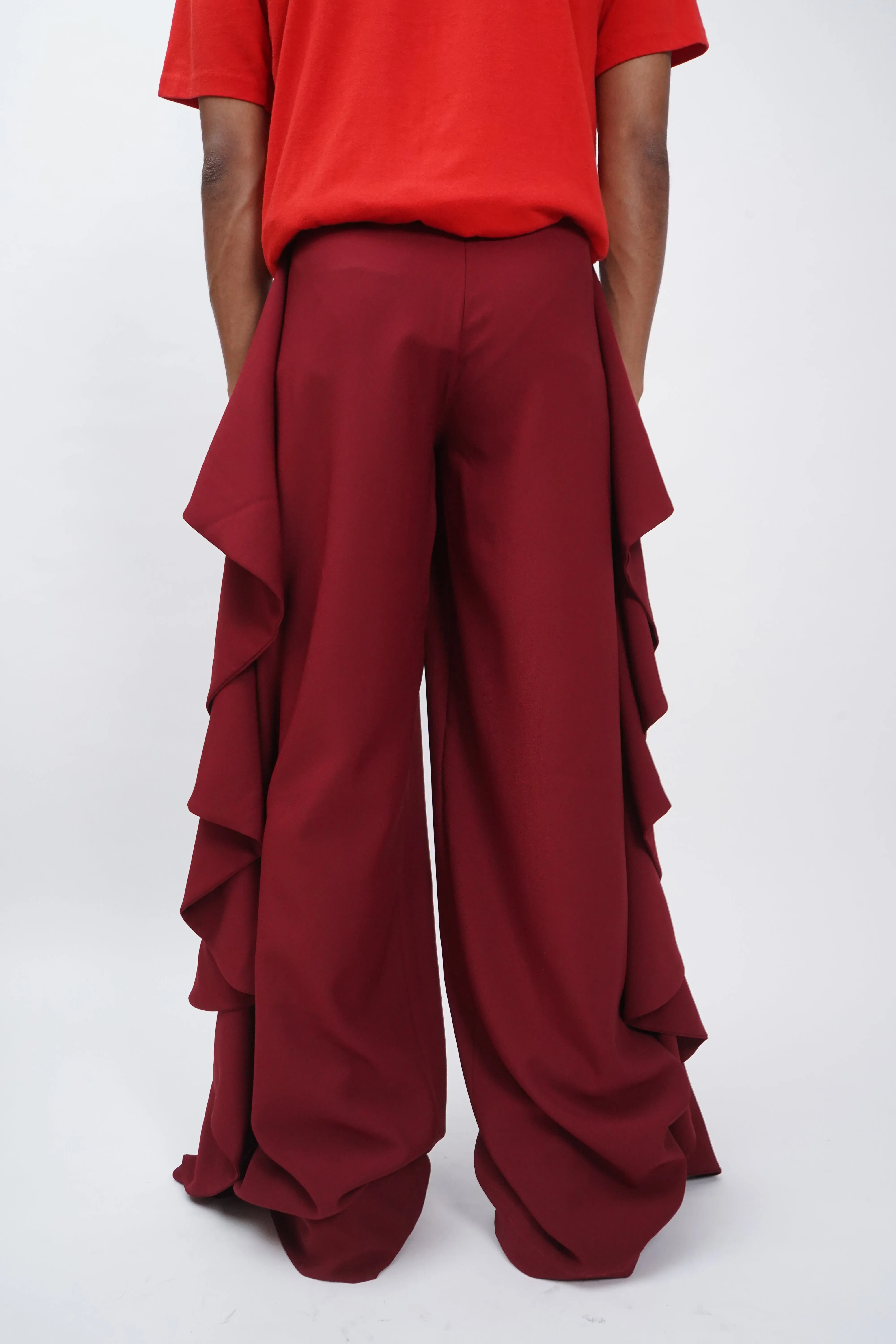 "Pilianandrew" -Polyester BIRABIRA Wide Pants-