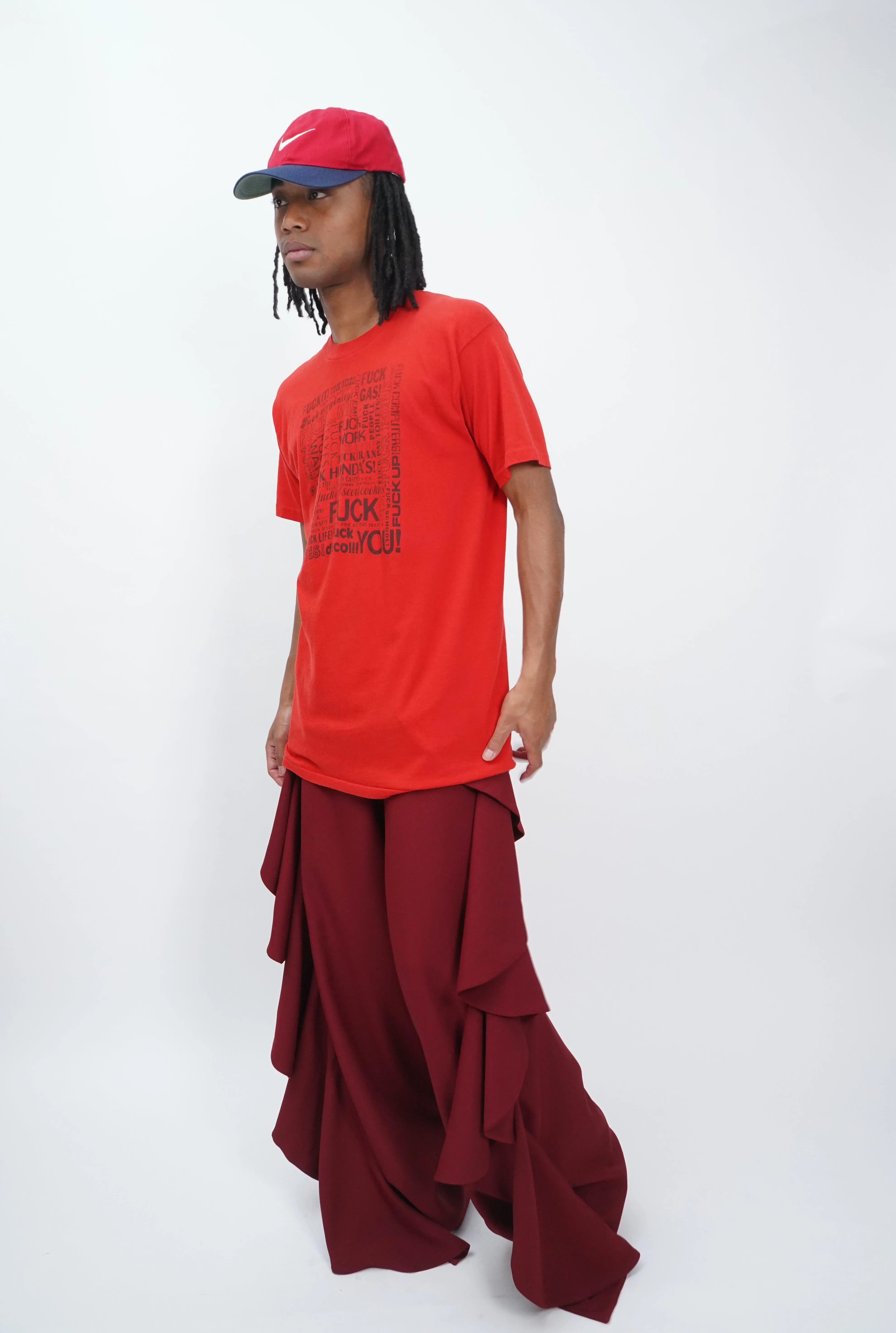 "Pilianandrew" -Polyester BIRABIRA Wide Pants-