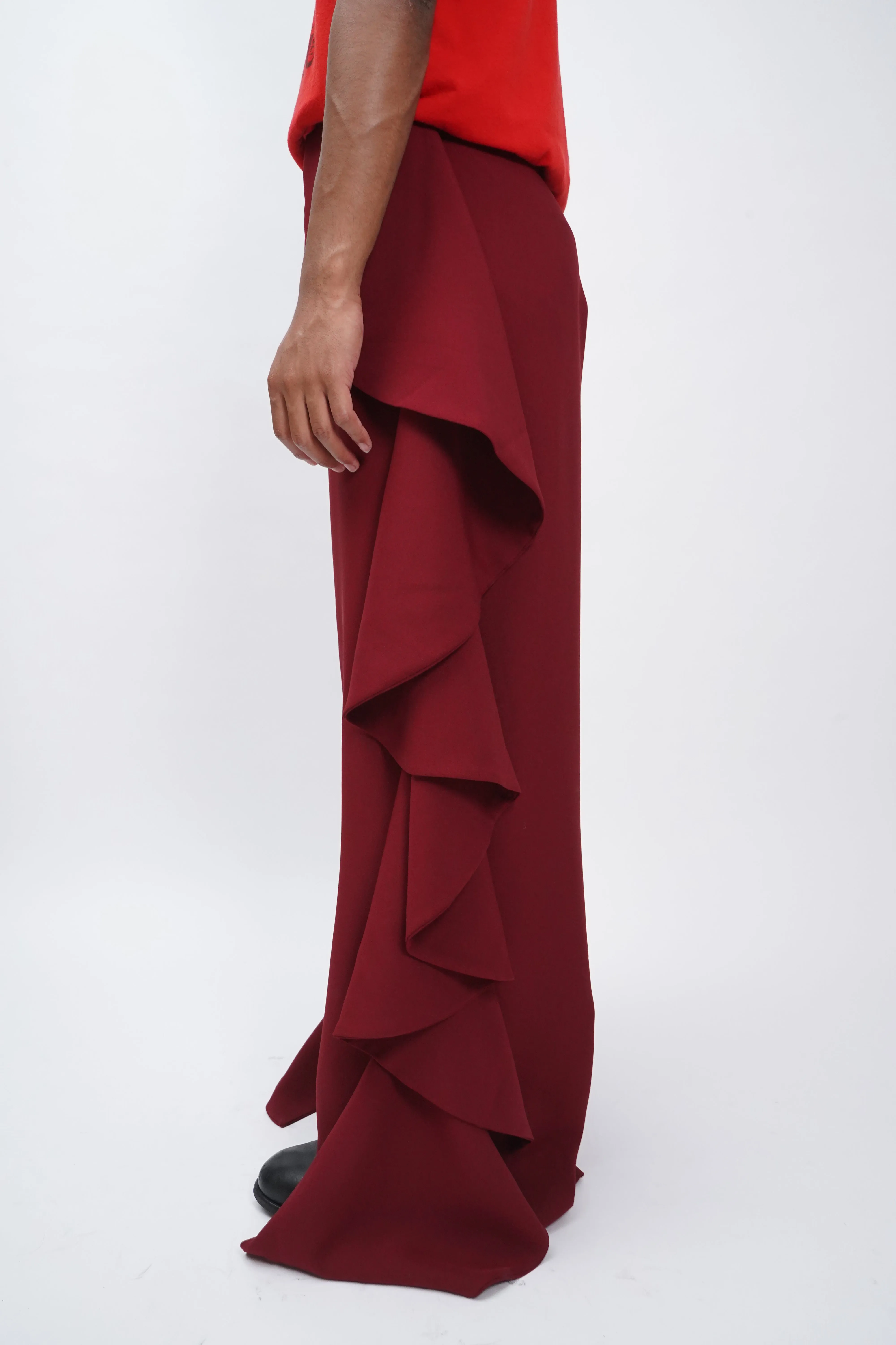 "Pilianandrew" -Polyester BIRABIRA Wide Pants-